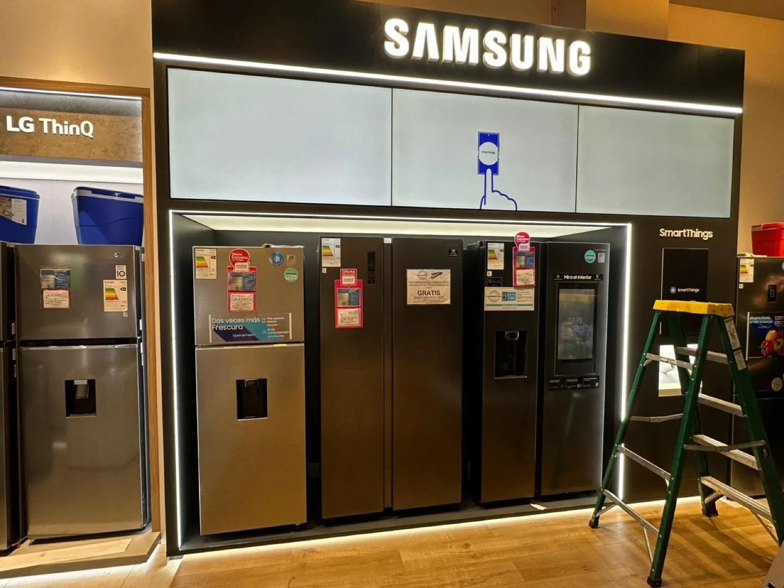 Corner Samsung: Corner de electrodomésticos conectados